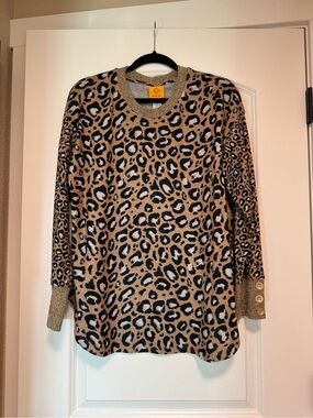 Ruby Rd. Yellow Logo Top with Neutral Trim